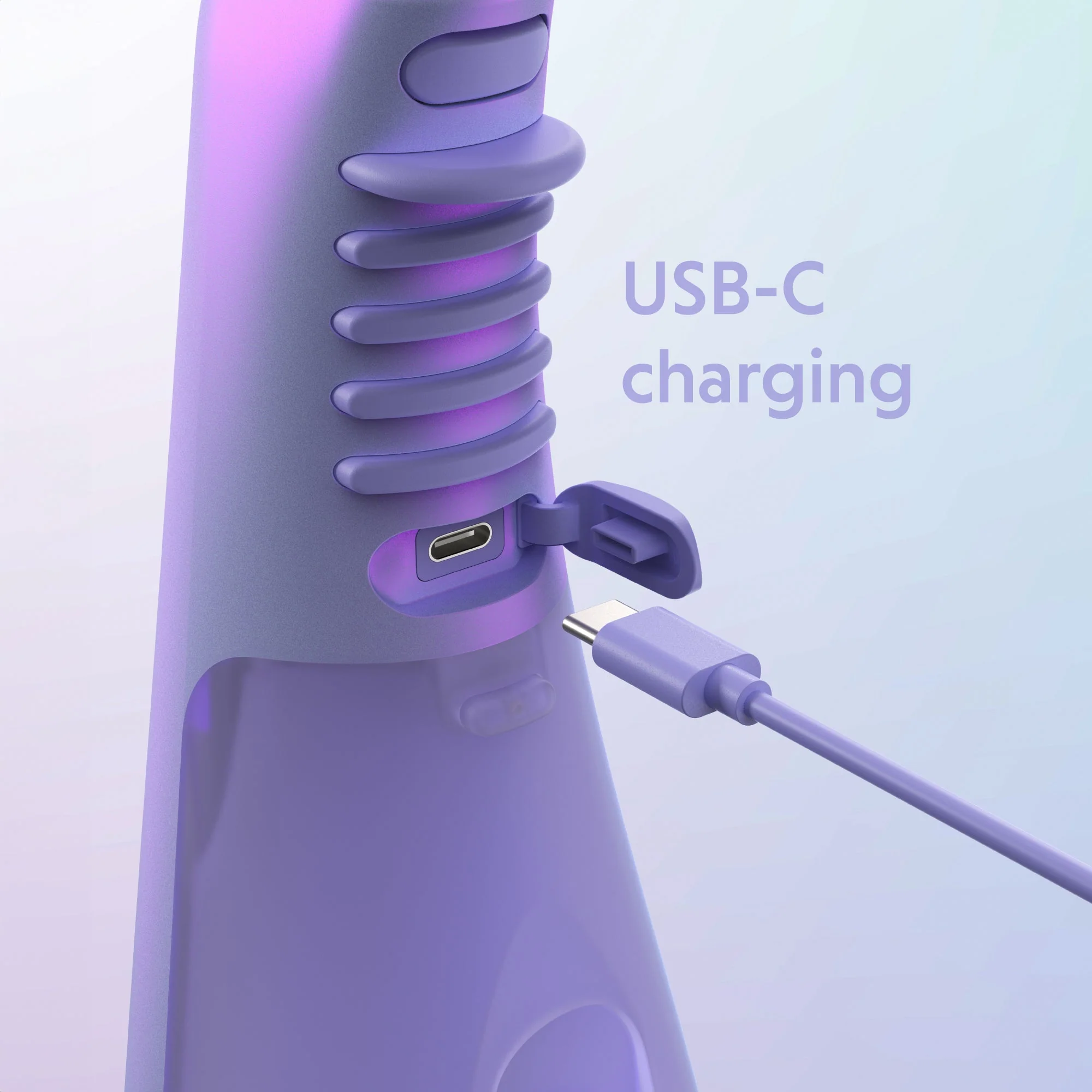 Ordo Hydro Sonic Water Flosser & 3x Floss Tips Dental Selection Bundle - Pearl Violet - Image 10