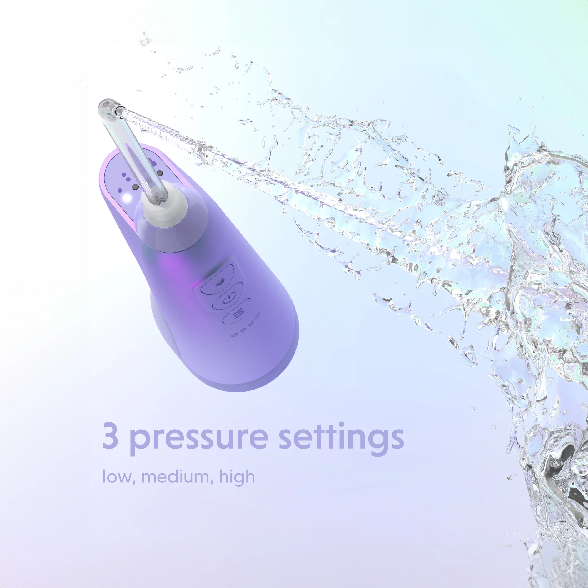 Ordo Hydro Sonic Water Flosser - Pearl Violet - Image 5
