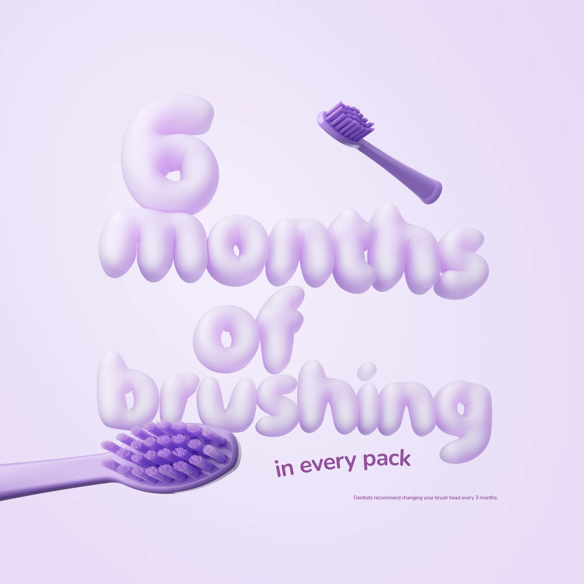 Ordo Sonic Kids Battery - Brush Heads - Squishmallows Daxxon - 2 Pack - Image 4