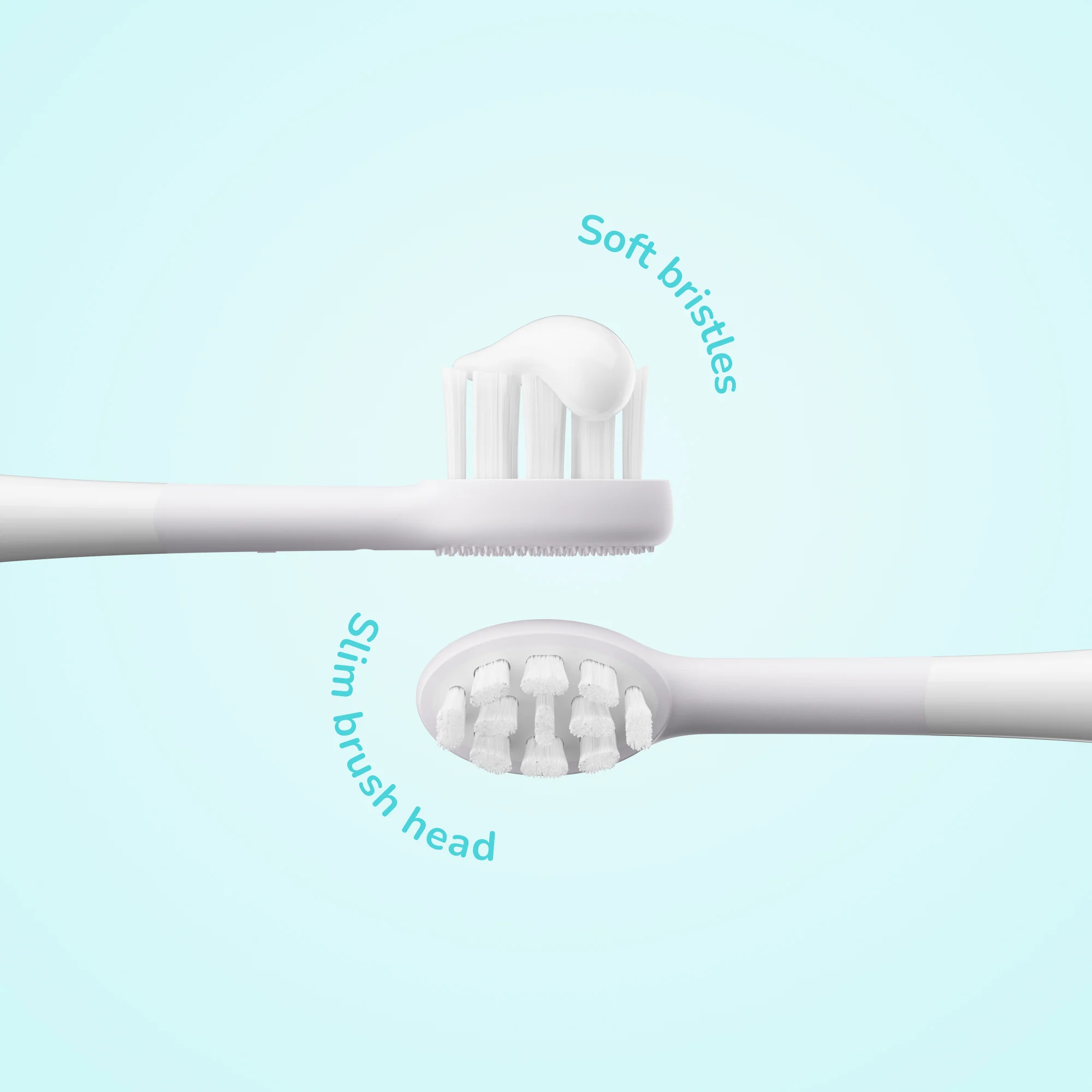 Ordo Sonic Squishmallows Kids Rechargeable - Brush Heads - White - 4 Pack - Image 3