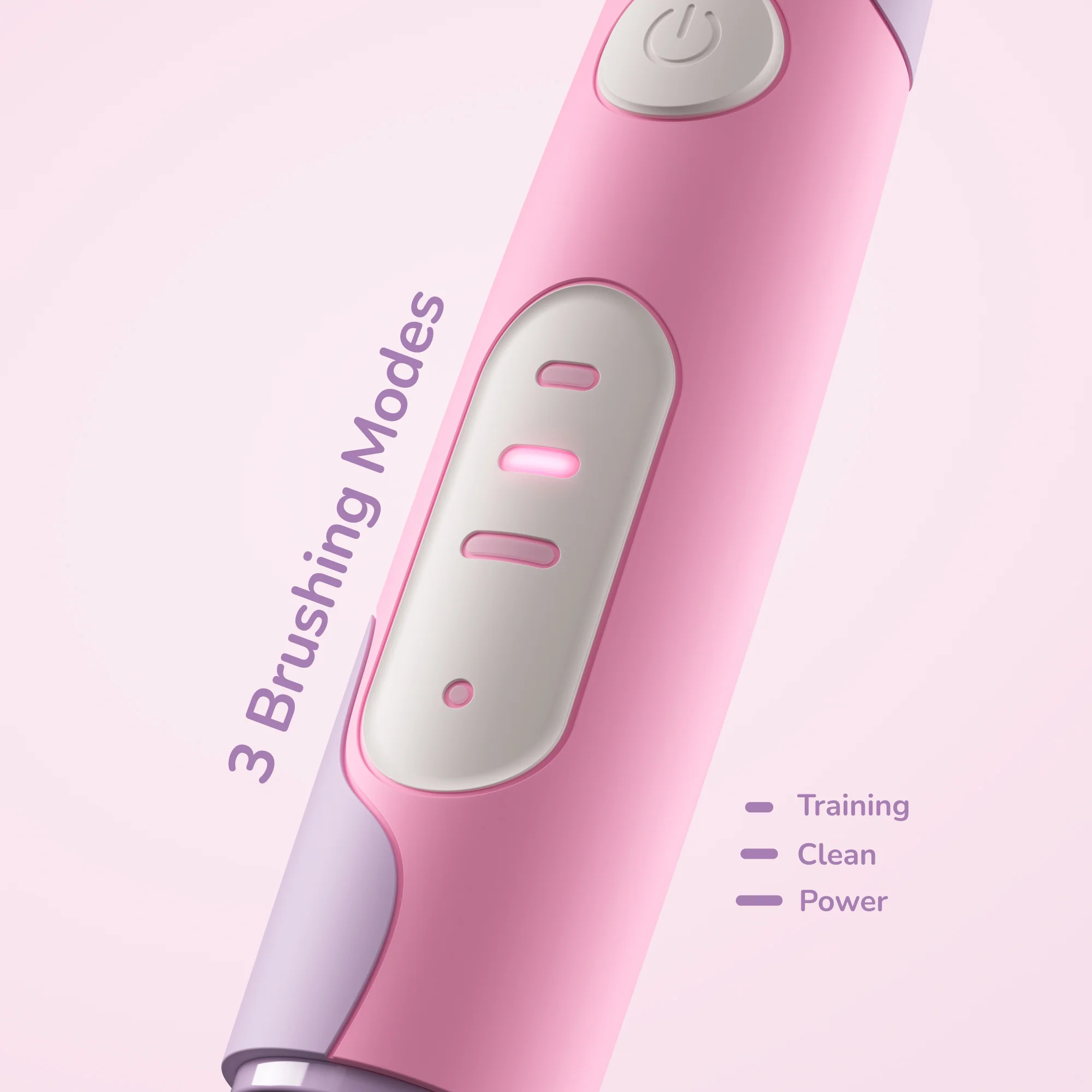 Ordo Sonic Kids Rechargeable Toothbrush & 4x Brush Heads - White - Squishmallows Patty - Image 4