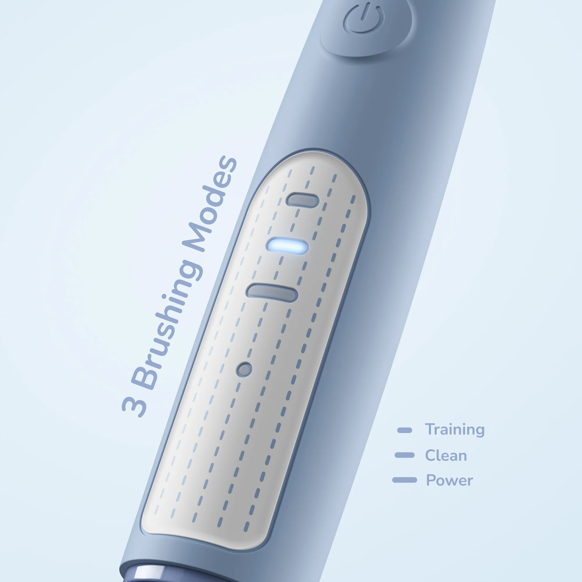 Ordo Sonic Kids Rechargeable Toothbrush & 4x Brush Heads - White - Squishmallows Samir - Image 4