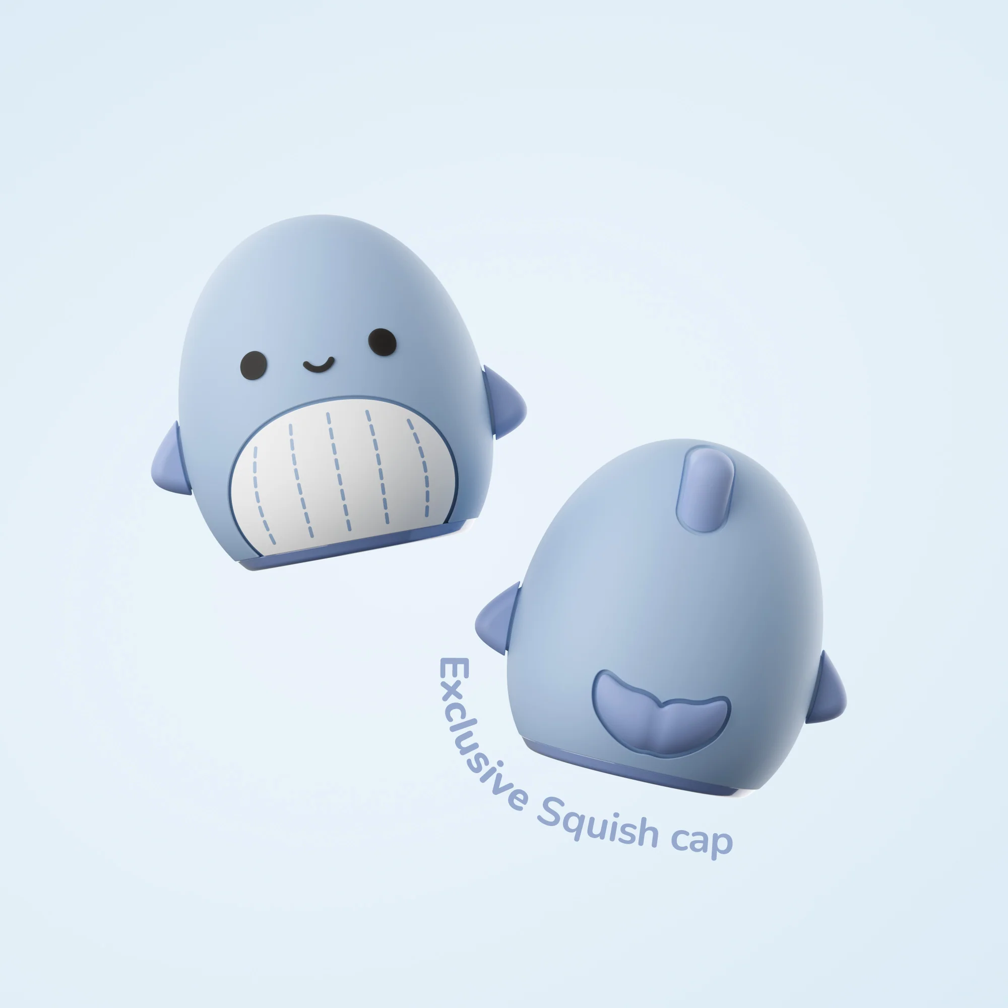 Ordo Sonic Kids Rechargeable Toothbrush & 4x Brush Heads - White - Squishmallows Samir - Image 8