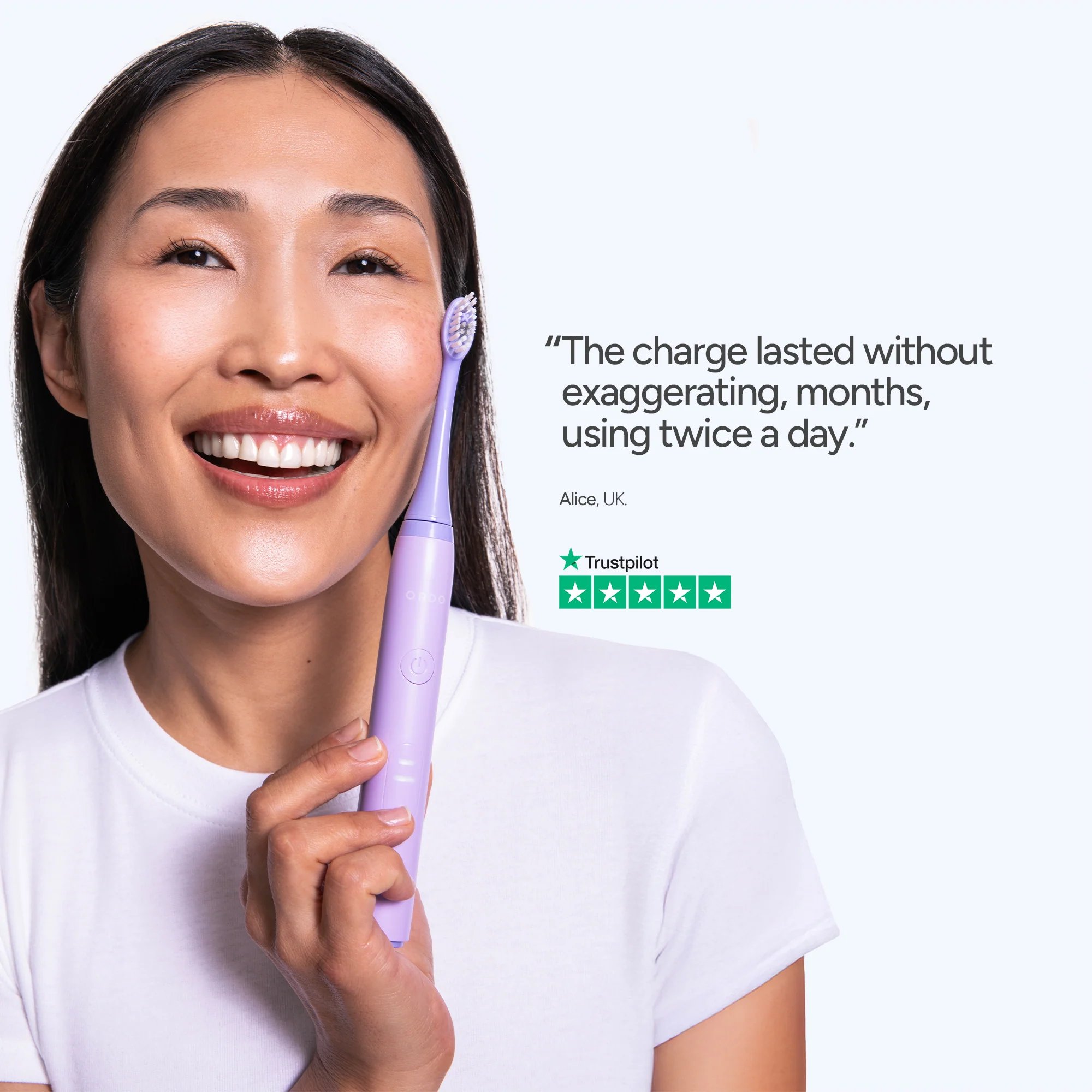 Ordo Sonic Lite Electric Toothbrush - Lavender - Image 7