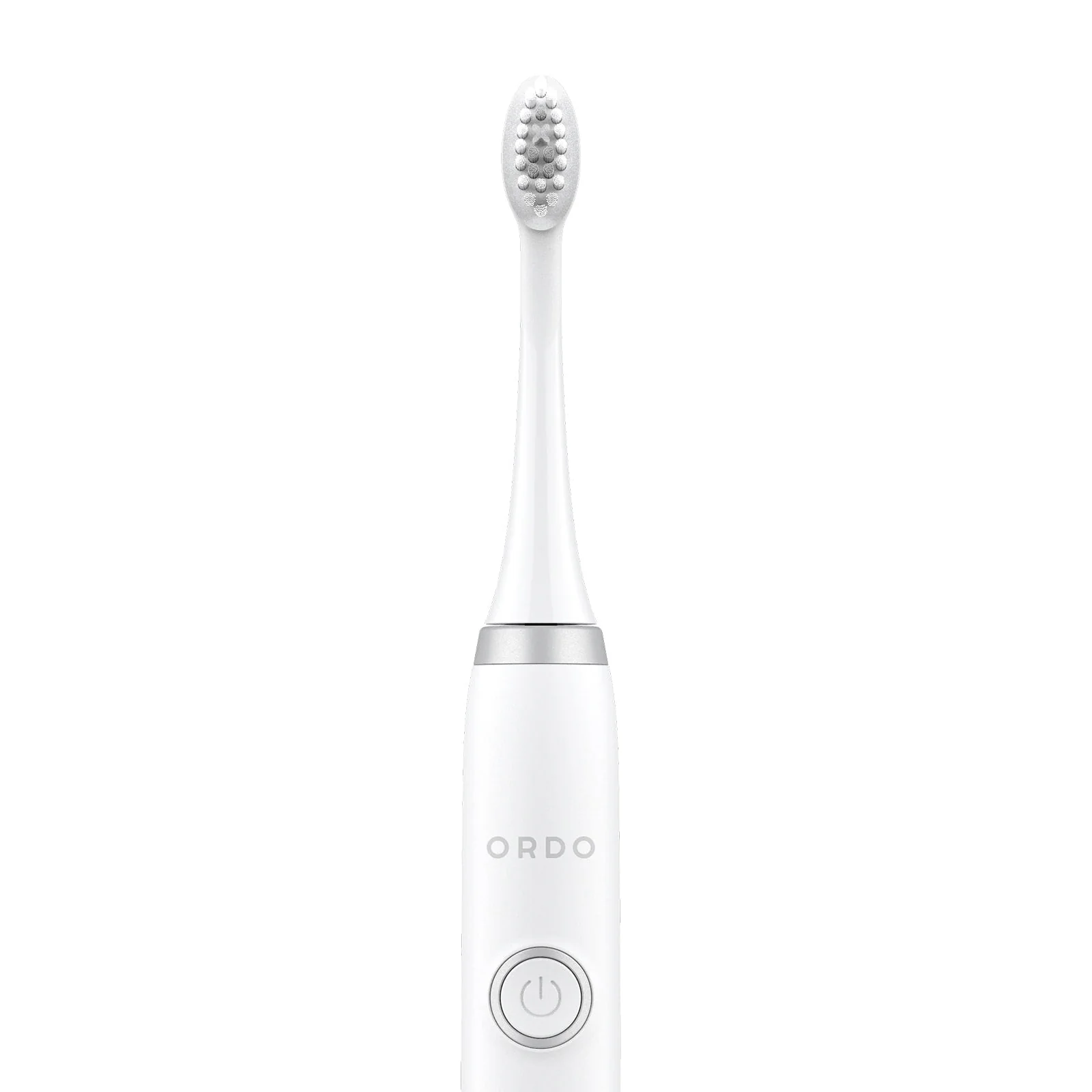 Ordo Sonic+ Toothbrush & 4x Brush Head Bundle - White/Silver - Image 4