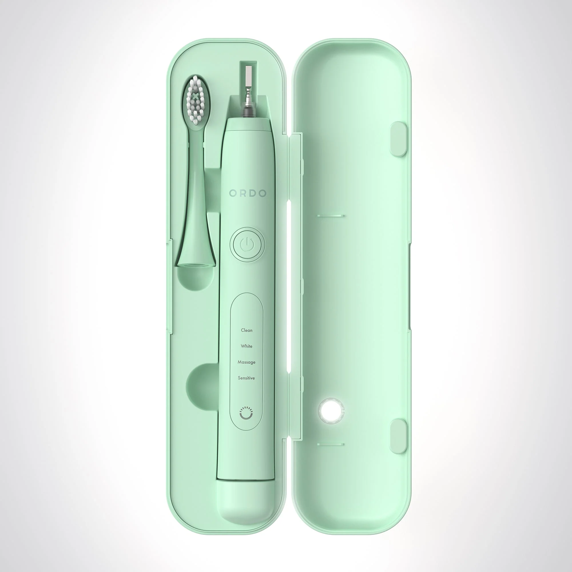 Ordo Sonic+ Toothbrush & Charging Travel Case - Mint Green - Image 6