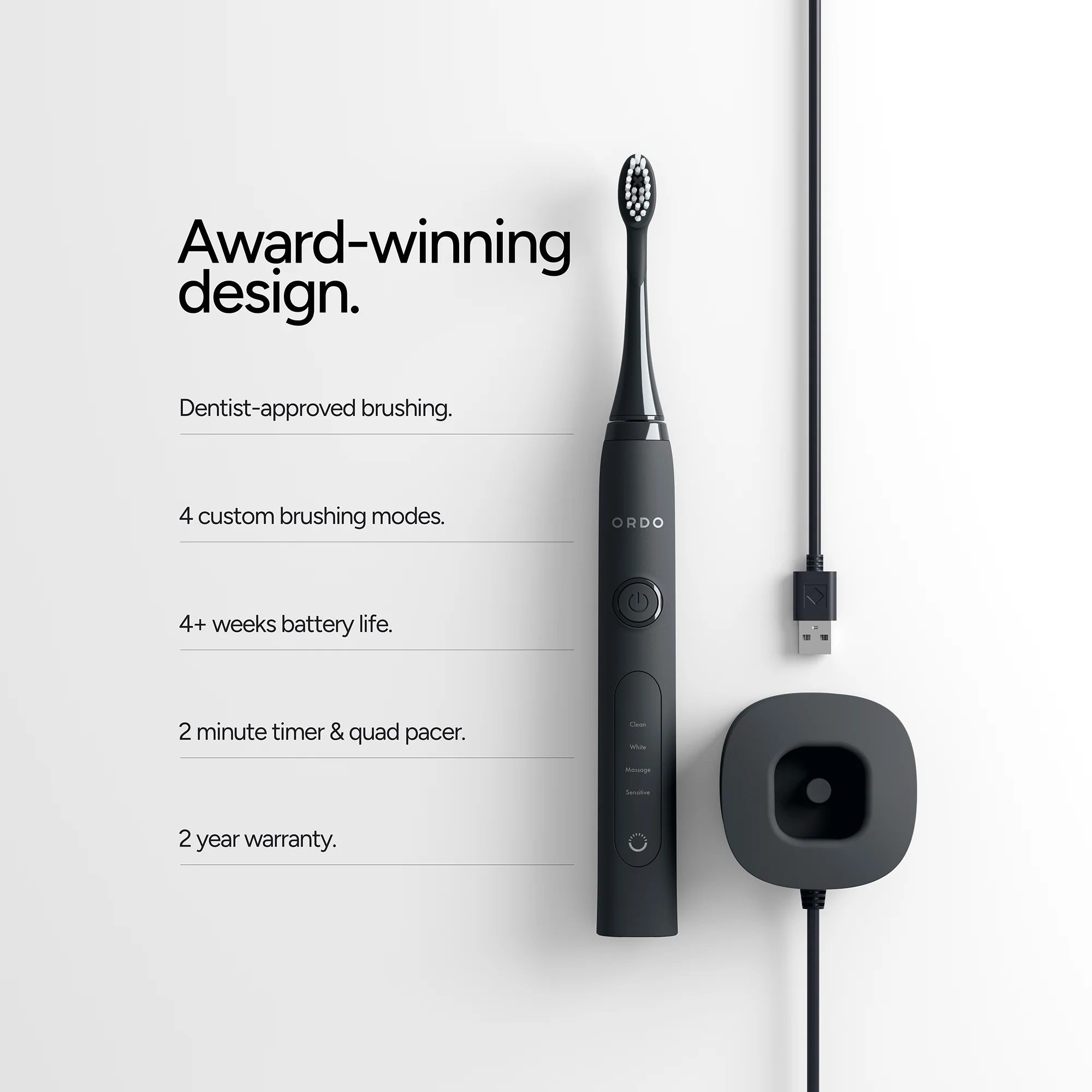 Ordo Sonic+ Toothbrush Charcoal Grey - Image 6