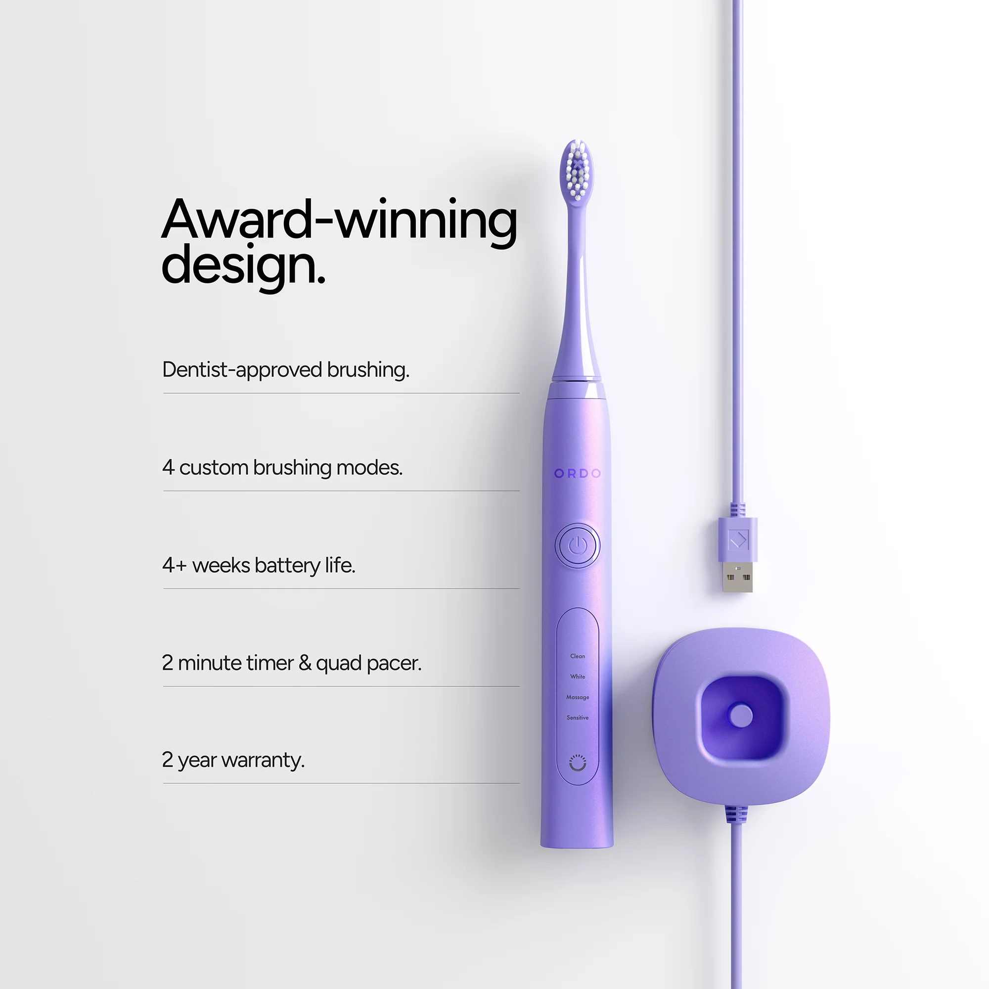 Ordo Sonic+ Toothbrush Pearl Violet - Image 6