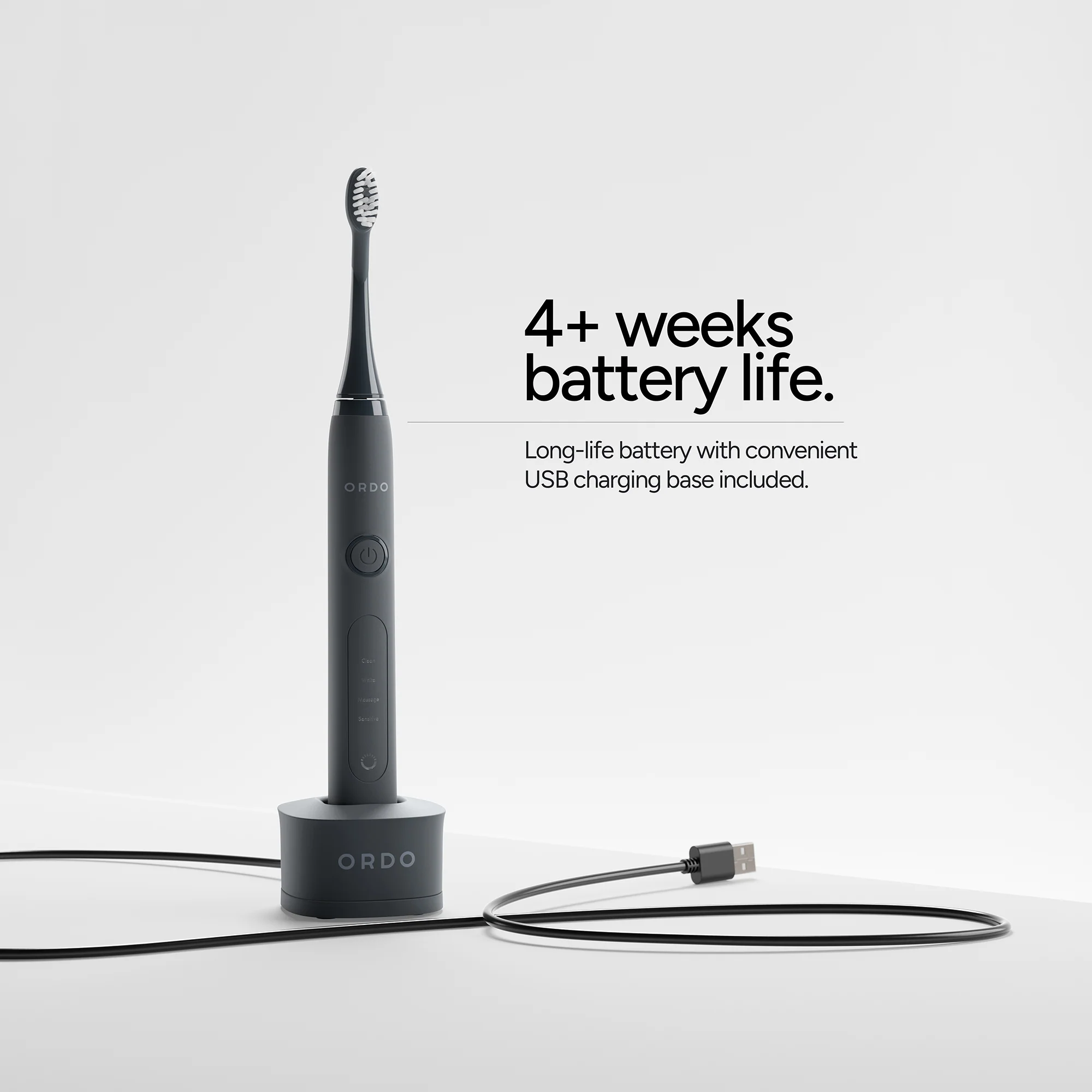 Ordo Sonic+ Toothbrush Charcoal Grey - Image 4