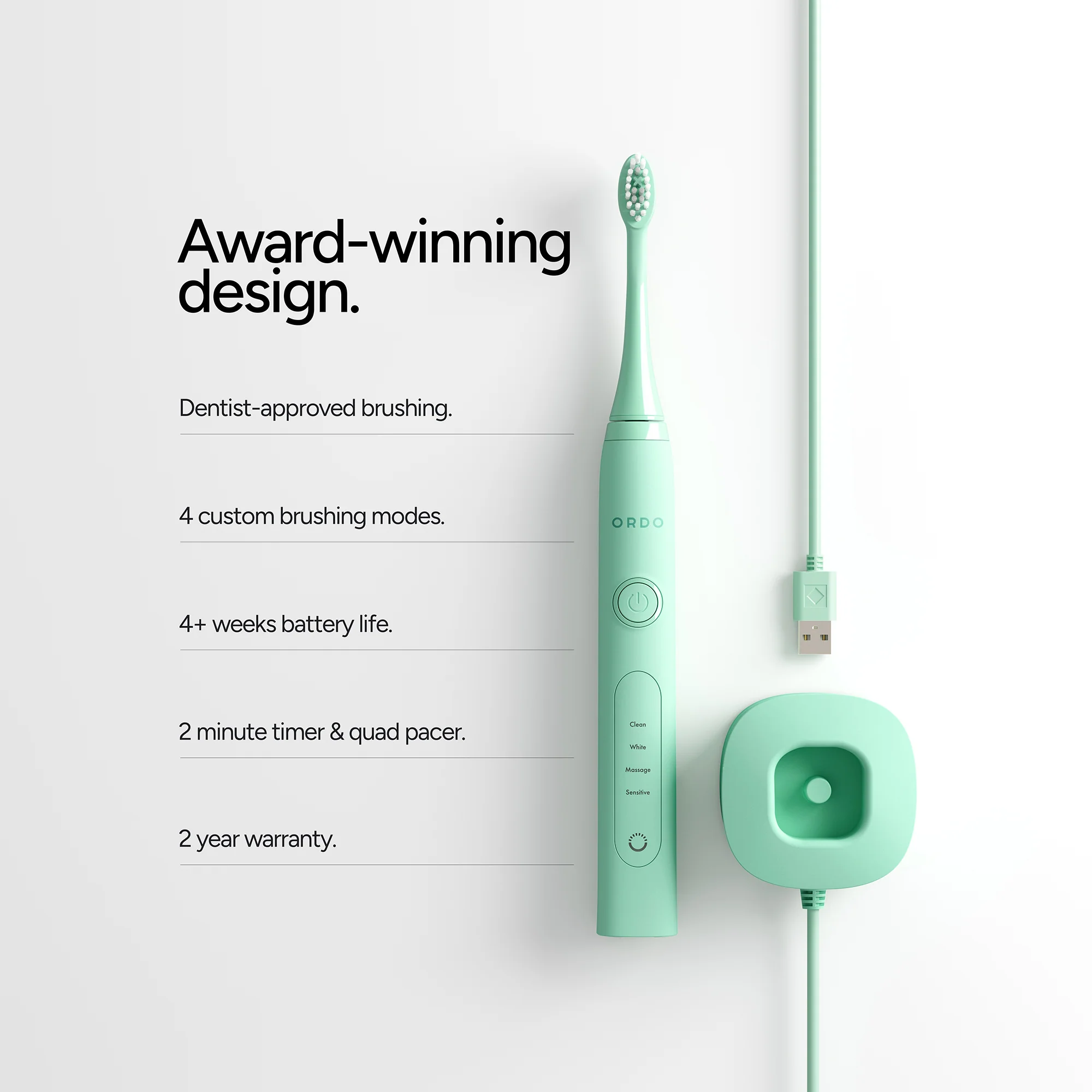 Ordo Sonic+ Toothbrush Mint Green - Image 6
